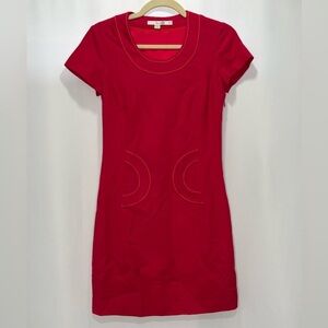 Boden Pink 100% Wool Short Sleeve Dress Size 2